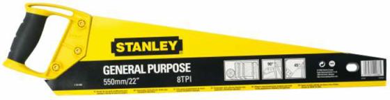 Stanley ножовка по дереву  “stanley general purpose” с закаленным зубом 8 х 500мм (1-20-087), шт
