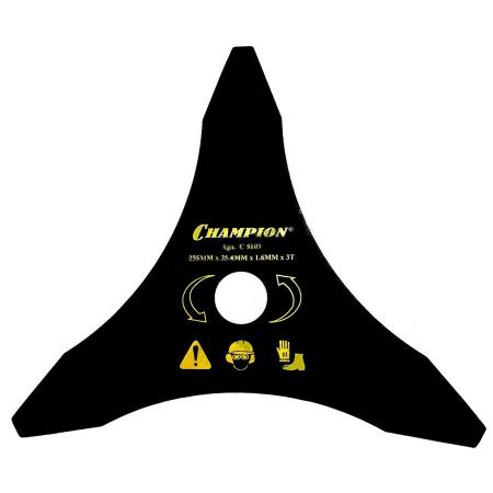 

CHAMPION Нож для жесткой травы 3/255/25,4 (тип В) (125R,235R,FS80,85,100,120,FR85,350,450) C5103 Но, шт