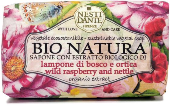Мыло твердое Nesti Dante Wild Raspberry & Nettle / Малина и крапива 250 гр 1341106