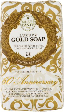 Мыло твердое Nesti Dante 60th Anniversary Gold Soap / Юбилейное золотое 250 гр 1781106