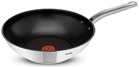 

Сковорода ВОК (WOK) Tefal Intuition A7031904 круглая 22см ручка несъемная (без крышки) серебристый (2100102486