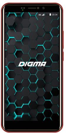 Смартфон Digma LINX PAY 4G красный 5.45" 16 Гб LTE Wi-Fi GPS 3G Bluetooth