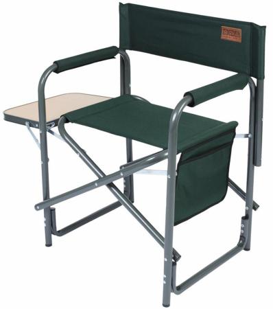 Кресло Camping World Joker (с откидным столиком и боковыми карманами, мягкое сиденье и спинка, вес 3.4кг, цвет - зеленый)