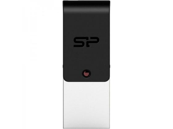 

Флеш накопитель 64Gb Silicon Power Mobile X31 OTG, USB 3.0/MicroUSB, Черный