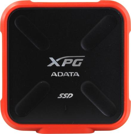 Твердотельный диск 512GB A-DATA SD700X, External, USB 3.1, [R/W -440/430 MB/s] 3D-NAND, красный/черный