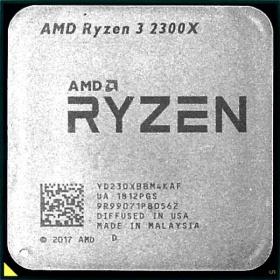 

Процессор RYZEN X4 R3-2300X SAM4 OEM 65W 3500 YD230XBBM4KAF AMD