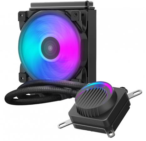 

Комплект водяного охлаждения PCCooler GI-AH120U HALO RGB LGA2066/2011/1366/115х/775/AM4/FM1/2/2+/AM2/2+/3/3+ (8шт/кор, TDP 180W, 4 pin 12V RGB подсветка, 120mm PWM VortexPro FAN) RET