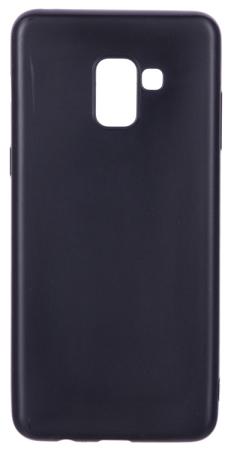 Чехол защитный BoraSCO Mate для Samsung Galaxy A8+, черный матовый