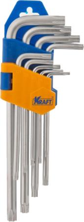 Набор ключей KRAFT КТ700565 торцевых г-образных torx длинные 9шт.