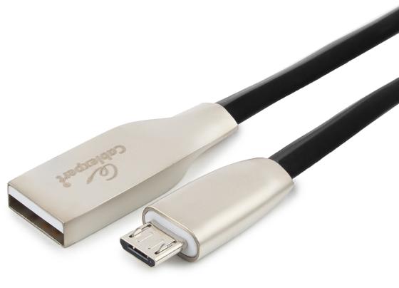 

Кабель microUSB 1.8м Cablexpert CC-G-mUSB01Bk-1.8M круглый черный