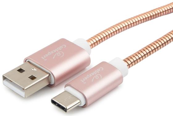 

Кабель USB 2.0 Type-C 1.8м Cablexpert Gold круглый золотистый CC-G-USBC02Cu-1.8M