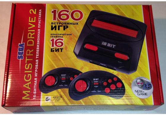 

SEGA Magistr Drive 2 Little (160 встроенных игр) [ConSkDn58