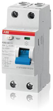 ABB 2CSF202001R1400 Выкл.диф.тока 2мод. F202 AC-40/0,03