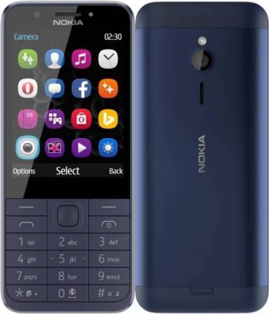 Телефон NOKIA 230 DS синий 2" 16 Mb Bluetooth