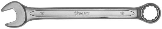 Ключ комбинированный KRAFT КТ 700513 (19 мм) хром-ванадиевая сталь (Cr-V)