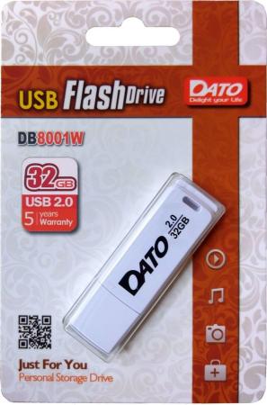 

Флеш Диск Dato 32Gb DB8001 DB8001W-32G USB2.0 белый