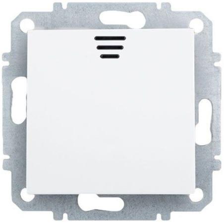 Выключатель ZAKRU 602110 BIEN одноклавишный с LED подсветкой (Т.Белый) 230В/50Гц 10А