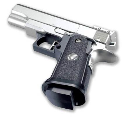 Пистолет Shantou серебристый черный