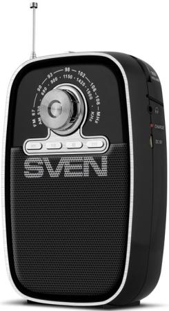 

АС SVEN SRP-445, черный (3 Вт, FM/AM, USB, microSD, встроенный аккумулятор)