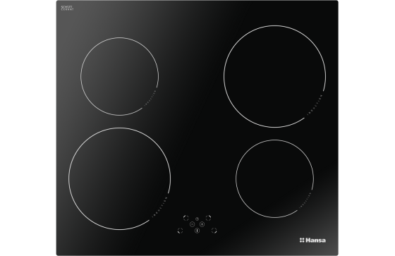 

Встраиваемая варочная панель HANSA/ Индукционная, 56x49 см, индукционная, стеклокерамика, независимая, черная