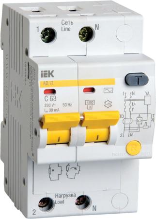

Iek MAD10-2-025-C-300 Диф. автомат АД12 2Р 25А 300мА ИЭК