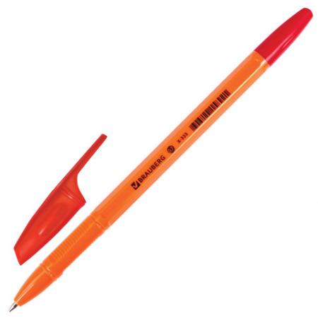 

Ручка шариковая BRAUBERG "X-333 Orange" красный 0.1 мм