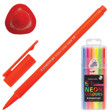 

Набор фломастеров Staedtler "Triplus" 3 мм 6 шт