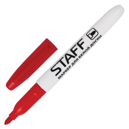 Маркер для доски STAFF 151095 2.5 мм красный маркер для доски staff 151093 2 5 мм черный