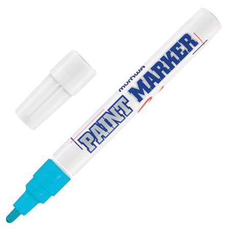 Маркер-краска лаковый MUNHWA PM-12 4 мм голубой