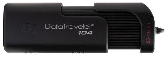 

Флеш Диск Kingston 64Gb DataTraveler 104 DT104/64GB USB2.0 черный