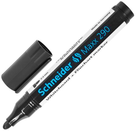 Маркер для доски SCHNEIDER Маркер для доски и флипчарта 2-3 мм черный маркер для доски staff 151093 2 5 мм черный