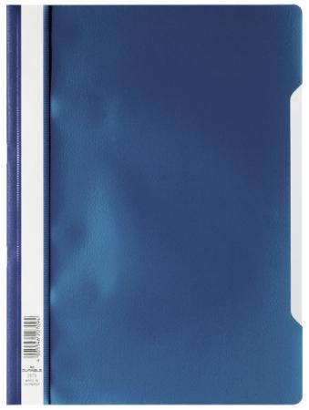 Скоросшиватель пластиковый DURABLE (Германия), темно-синий, 2573-07