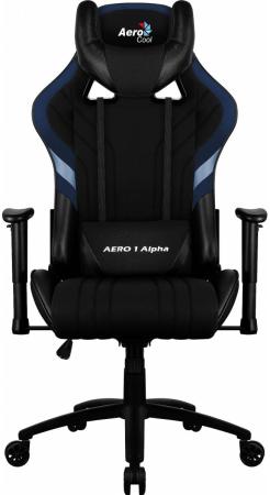 Кресло для геймеров Aerocool AERO 1 Alpha чёрный синий