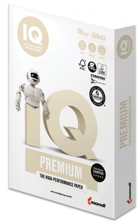 

Бумага IQ PREMIUM, А3, 80 г/м2, 500 л., класс "А", Австрия, белизна 170% (CIE)