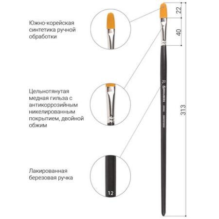 

Кисть BRAUBERG ART CLASSIC синтетика 200682