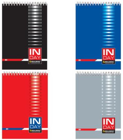 

Блокнот А4, 80 л., спираль, жесткая подложка, клетка, BRAUBERG, "Индей", 4 вида, 195х297 мм, 122801