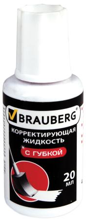 Корректирующая жидкость BRAUBERG Premium 20 мл