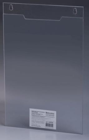 Подставка для рекламных материалов BRAUBERG, А4, вертикальная, 210х297 мм, настенная, 290428