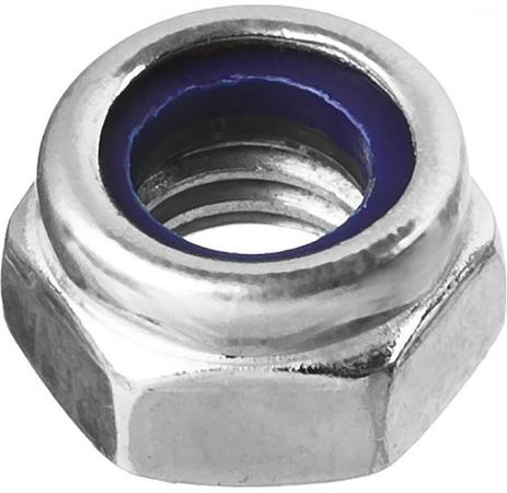 

Гайка DIN 985 с нейлоновым кольцом, M4, 5 кг, кл. пр. 6, оцинкованная, ЗУБР