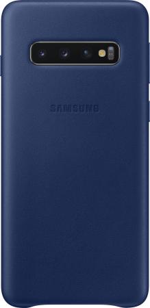 

Чехол (клип-кейс) Samsung для Samsung Galaxy S10 Leather Cover темно-синий (EF-VG973LNEGRU)