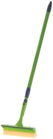 Стекломойка (стяжка, губка), телескопическая ручка, 89-142 см, рабочая часть 20 см, YORK, 84110