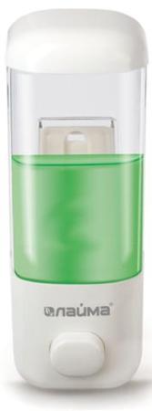 Диспенсер для жидкого мыла ЛАЙМА, наливной, 0,5 л, ABS-пластик, белый, 601792