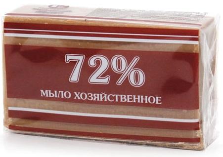 

Мыло хозяйственное 72%, 150 г (Меридиан), без упаковки