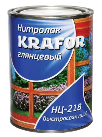 

ЛАК НЦ-218 0,7 КГ (14) "KRAFOR"