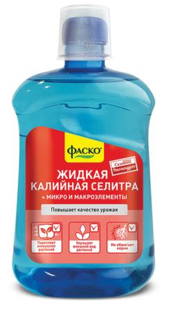 

УДОБРЕНИЕ ЖИДКОЕ "КАЛИЙНАЯ СЕЛИТРА" 500 МЛ (9) "ФАСКО"