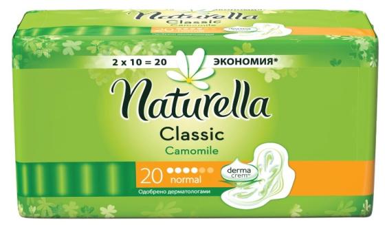 

Прокладки впитывающие Naturella Classic Camomile Normal 20 шт