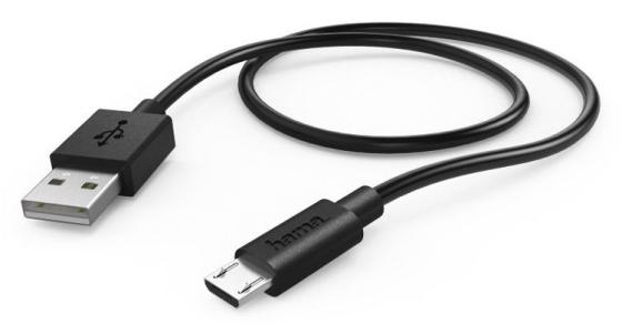 Кабель Hama 00178328 micro USB B (m) USB A(m) 0.6м черный