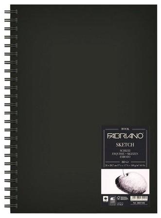

Блокнот для зарисовок FABRIANO Sketchbook A4 80 листов