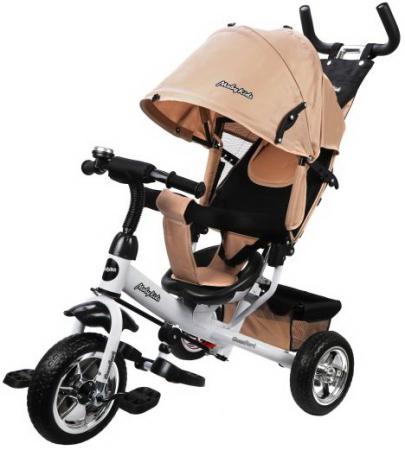 

Велосипед трехколёсный Moby Kids Comfort 10"/8" бежевый