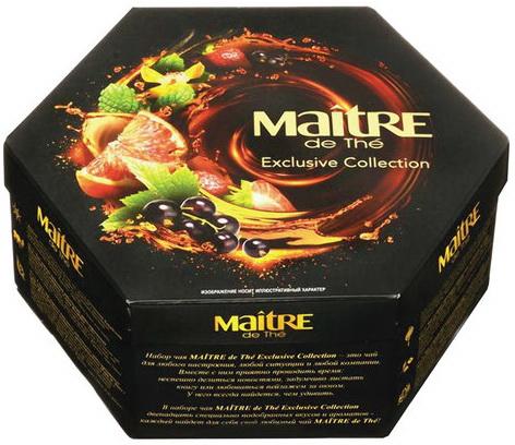 

Чай MAITRE (Мэтр) "de The Exclusive Collection", набор, 12 видов, 60 пакетиков в конвертах по 2 г, бак301